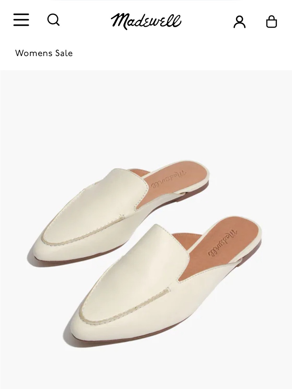 Madewell Frances Skimmer Mules Leather